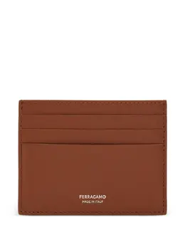 Ferragamo: Коричневый картхолдер 