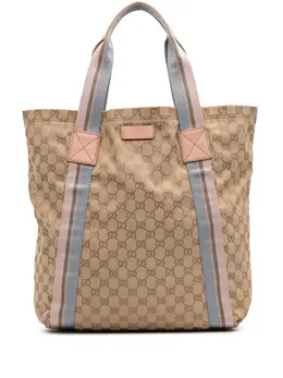 Gucci Pre-Owned: Коричневая сумка-шоппер 