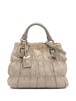 Prada Pre-Owned: Коричневая сумка 