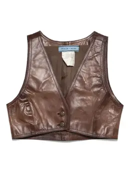 Prada Pre-Owned: Коричневый топ 