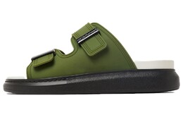 Alexander McQueen: Зелёные шлёпанцы 