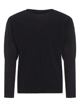 Homme Plissé Issey Miyake: Голубая футболка 