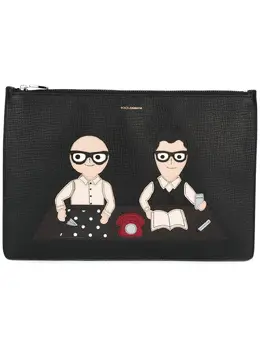Dolce & Gabbana: Чёрный клатч 