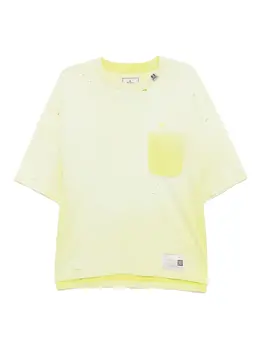 Maison MIHARA YASUHIRO: Зелёная футболка 