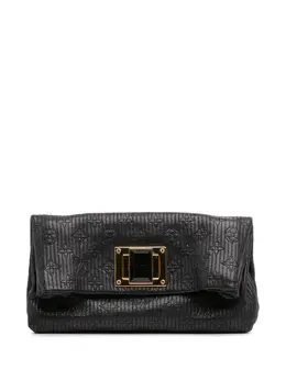 Louis Vuitton Pre-Owned: Чёрный клатч 