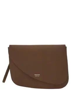 Ferragamo: Коричневая сумка 