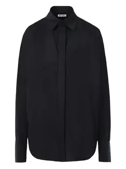 Balenciaga: Чёрная рубашка 