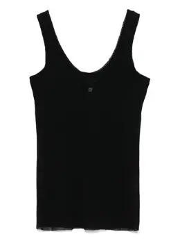 Jean Paul Gaultier Pre-Owned: Чёрная майка 