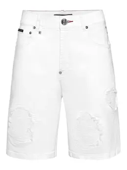 Philipp Plein: Белые шорты 