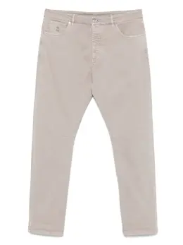 Brunello Cucinelli: Прямые джинсы 