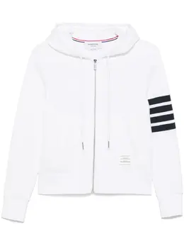 Thom Browne: Белая толстовка  4-Bar