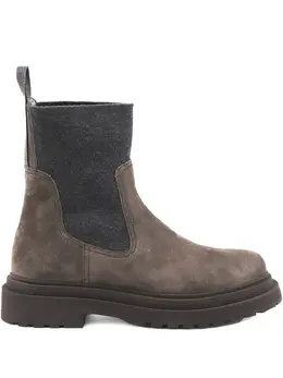 Brunello Cucinelli: Коричневые ботинки 