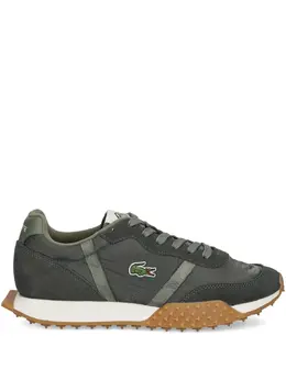 Lacoste: Зелёные кроссовки 