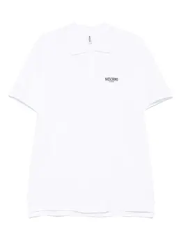 Moschino: Поло с принтом 