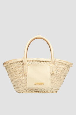 Jacquemus: Бежевая сумка  Soleil