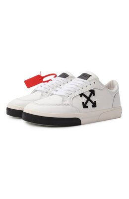 Off-White: Белые кеды  Vulcanized