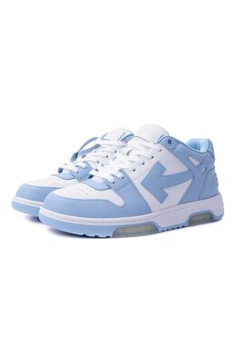 Off-White: Голубые кеды  Out of Office
