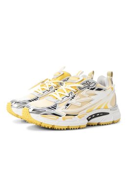 Off-White: Жёлтые кроссовки 