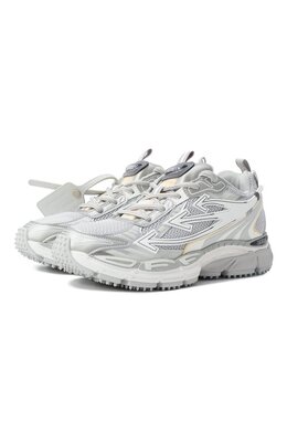 Off-White: Серые кроссовки 