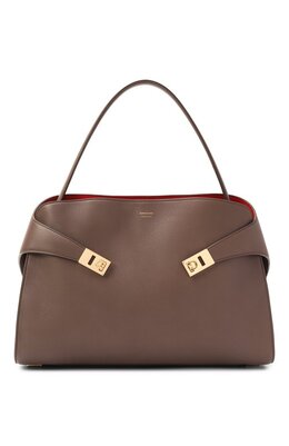Ferragamo: Коричневая сумка 