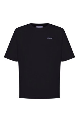 Off-White: Хлопковая футболка 