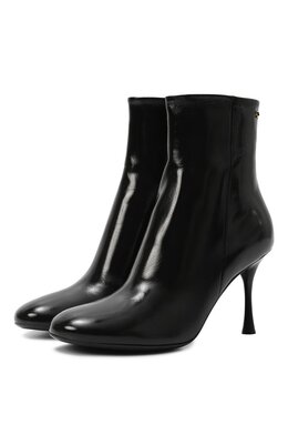 Gianvito Rossi: Чёрные ботинки 