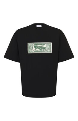 Off-White: Хлопковая футболка 