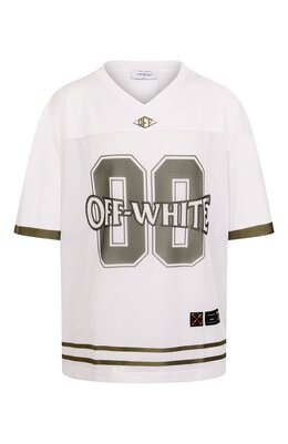 Off-White: Белая футболка 
