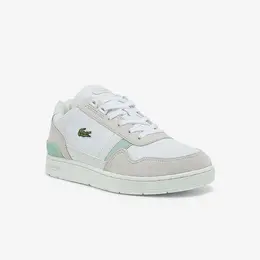 LACOSTE: Бежевые кеды 