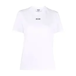MSGM: Серебристая футболка 