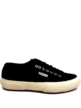 Superga: Чёрные кроссовки 