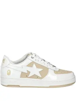A BATHING APE®: Белые кроссовки 