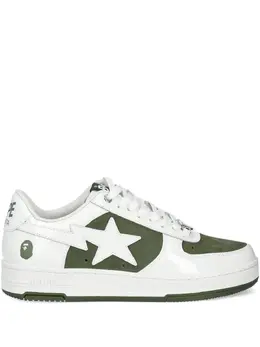 A BATHING APE®: Белые кроссовки 
