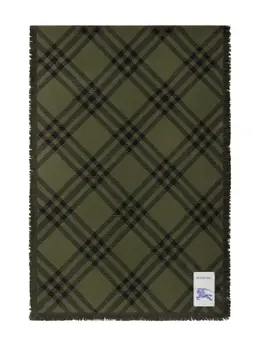 Burberry: Зелёный шарф 