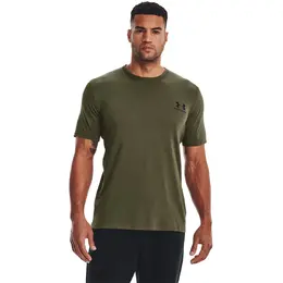 Under Armour: Зелёная футболка 