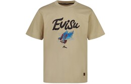 Evisu: Бежевая футболка 