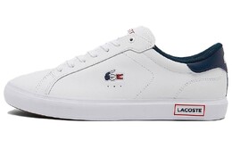 Lacoste: Белые кроссовки 