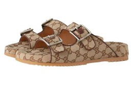 Gucci: Бежевые сандалии 