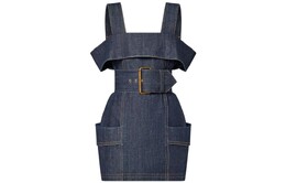 Louis Vuitton: Синее платье 