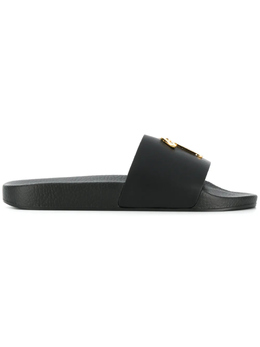 Giuseppe Zanotti: Чёрные шлёпанцы 