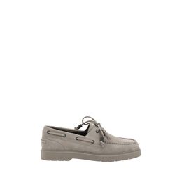 Brunello Cucinelli: Серые лоферы 