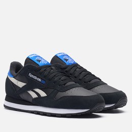 Reebok: Чёрные кроссовки  Classic Leather