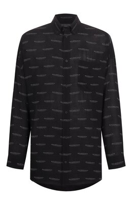 Balenciaga: Рубашка из вискозы 