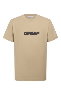 Off-White: Хлопковая футболка 
