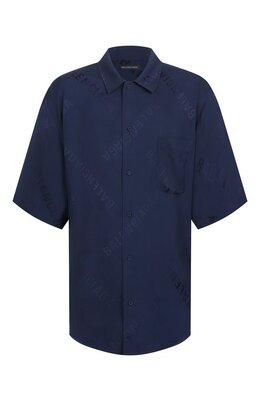 Balenciaga: Рубашка из вискозы 