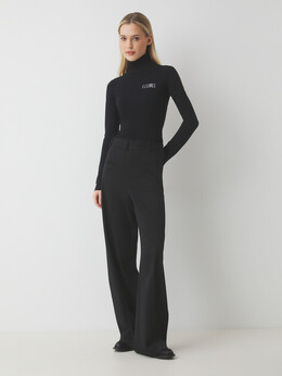 Mm6 Maison Margiela: Чёрные брюки 