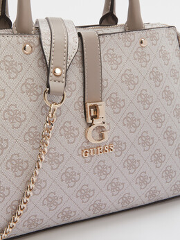 Guess: Серая спортивная сумка 