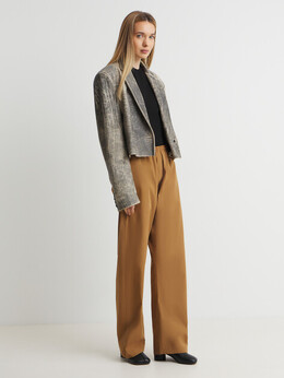 Mm6 Maison Margiela: Светлые брюки 