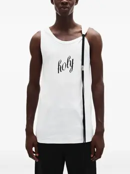 Ann Demeulemeester: Белая майка  Holy