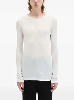 Ann Demeulemeester: Белая футболка 